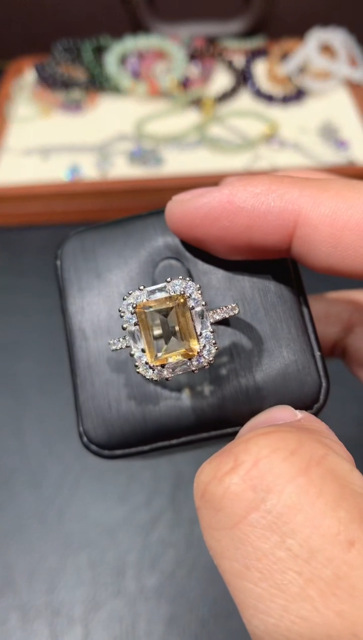 未镶嵌戒指水晶F63