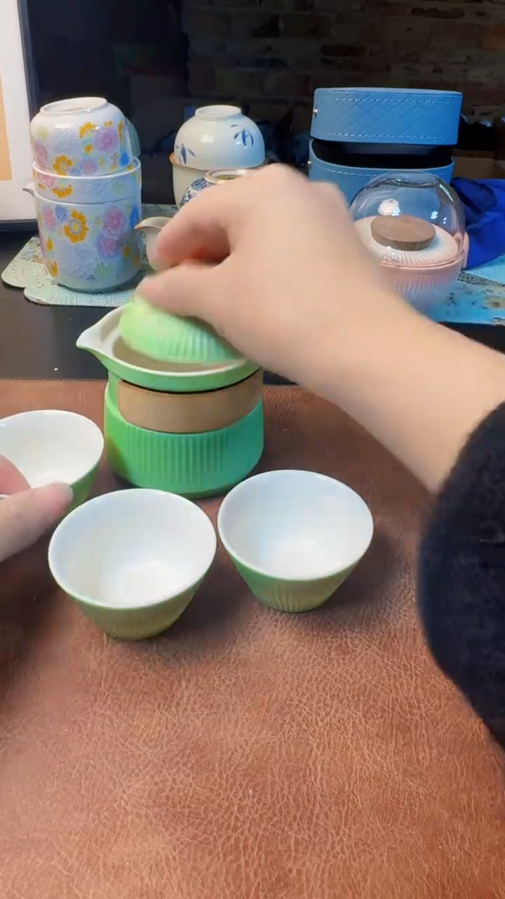 【闪购商品】杯德化白瓷，快客茶具