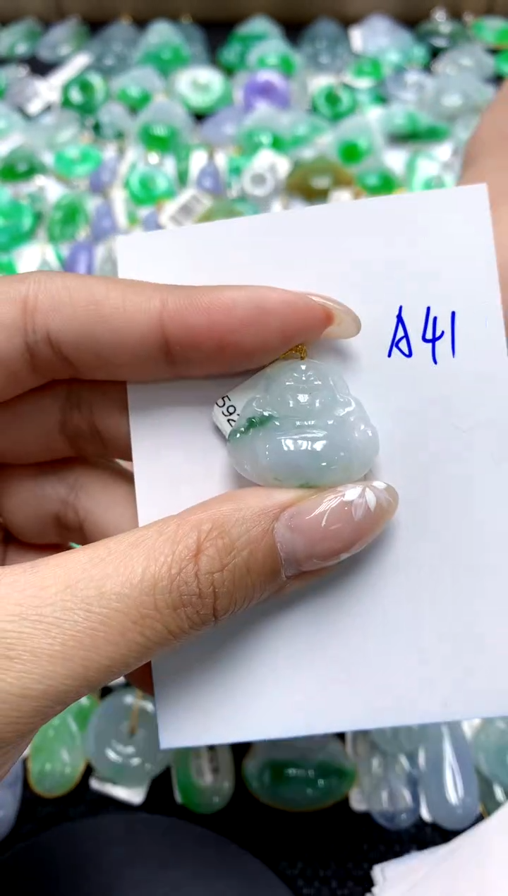 【闪购商品】翡翠颈饰18K金镶嵌1111111111111