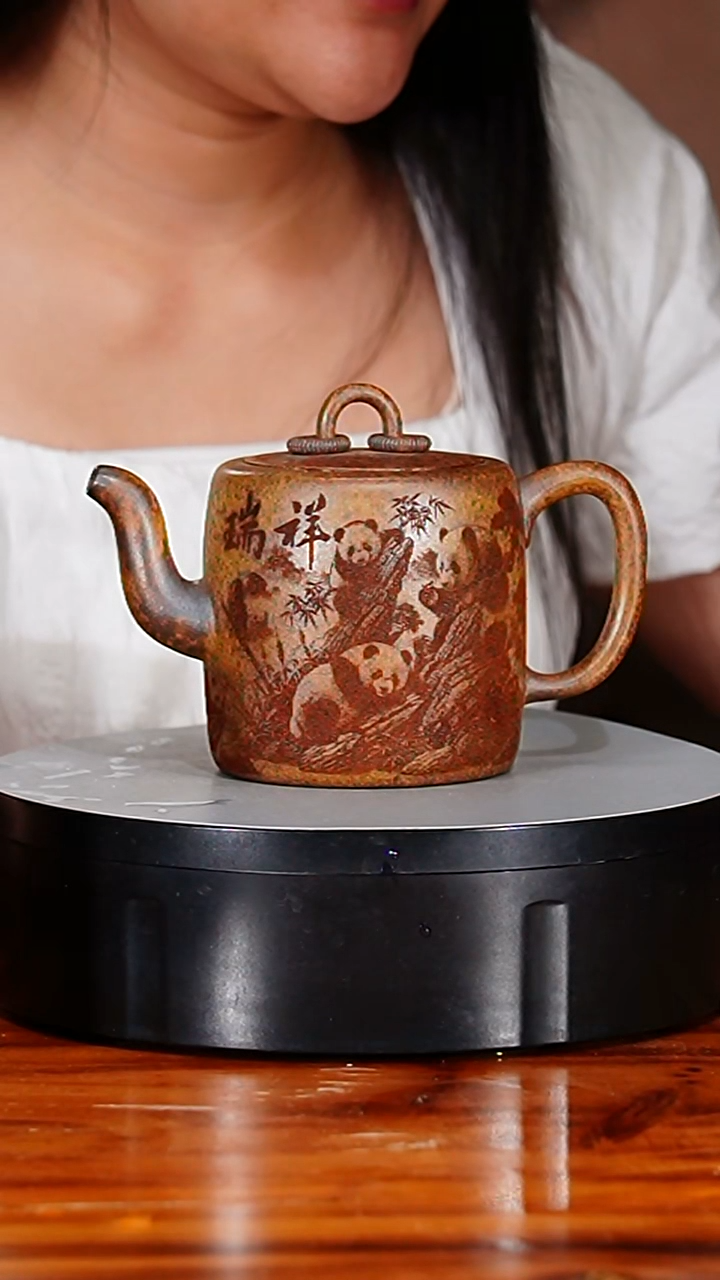 宜兴原矿紫砂壶茶壶450C