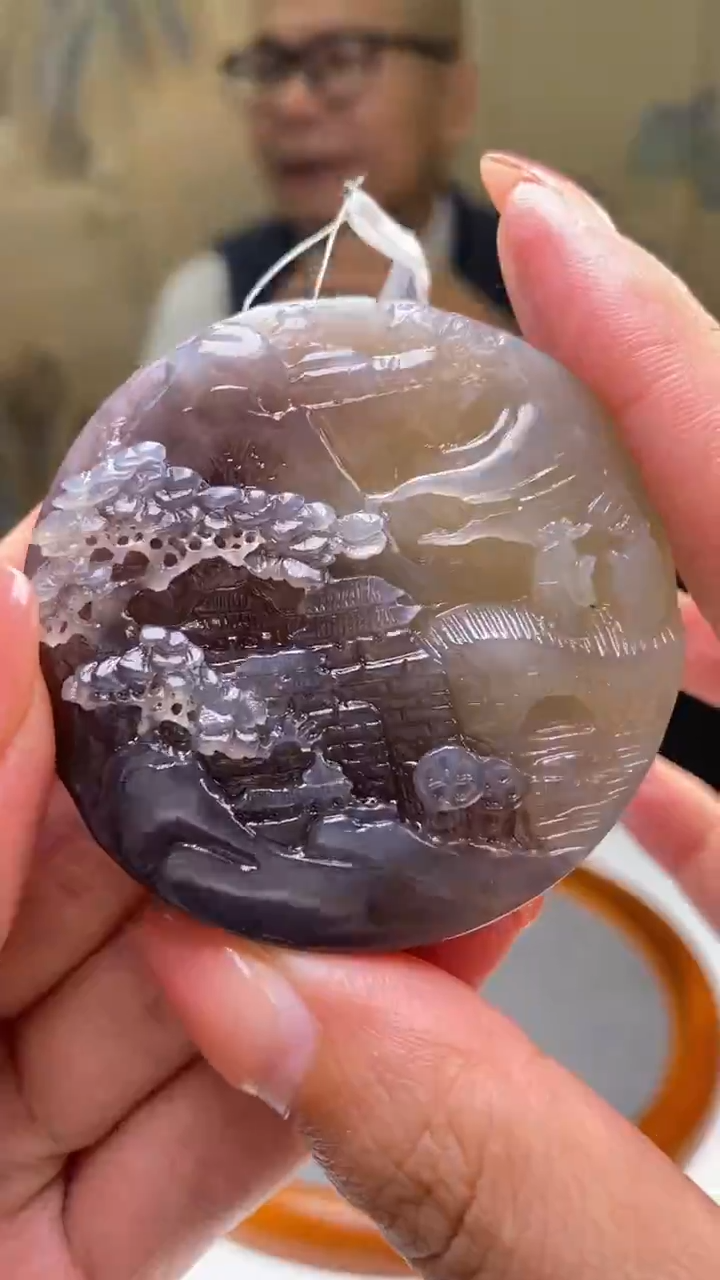 和田玉未镶嵌挂件  1008911