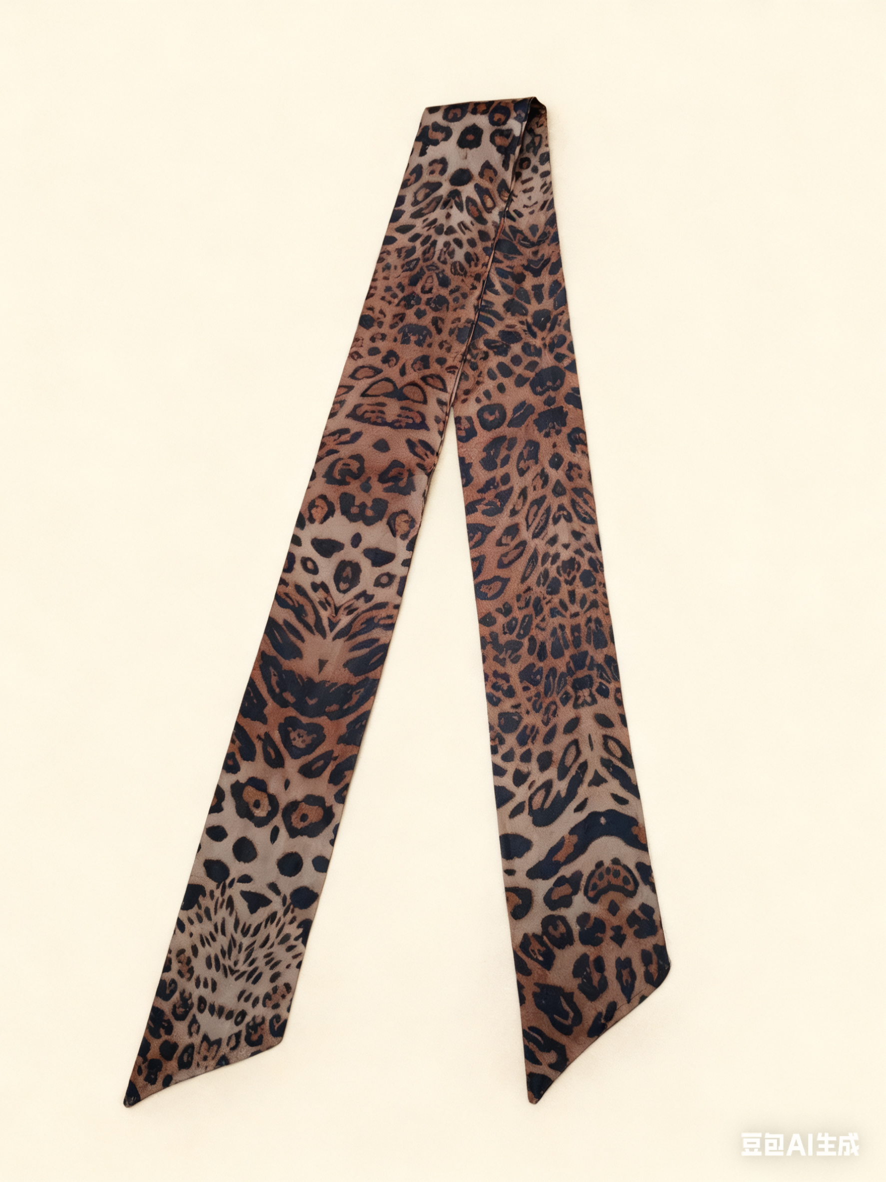 欧美极简常规薄款装饰不掉色丝巾提花复古碎花拼色