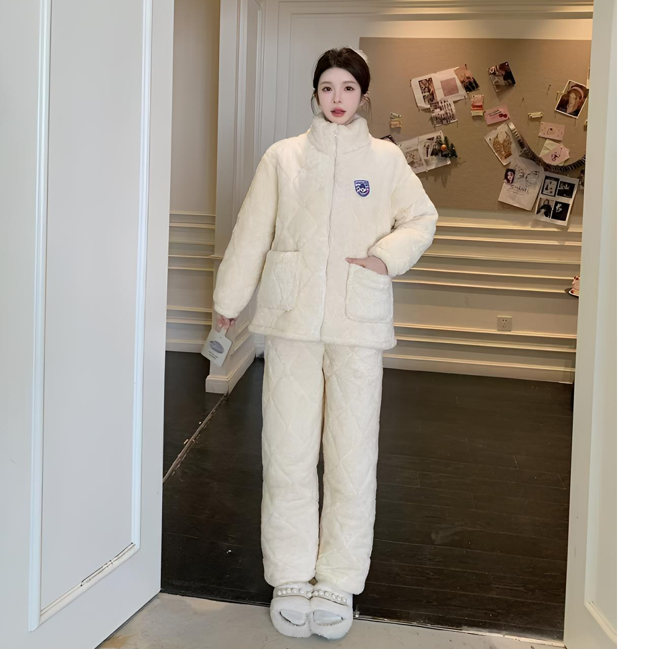 按编码下单！【清货大促】三层夹棉2025新韩版网红款男女同款家居服