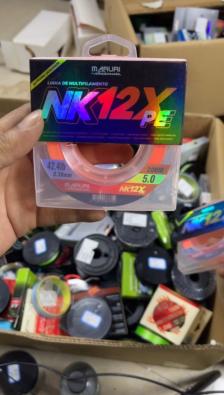 PE5#----12X橙色路亚线200米尾货