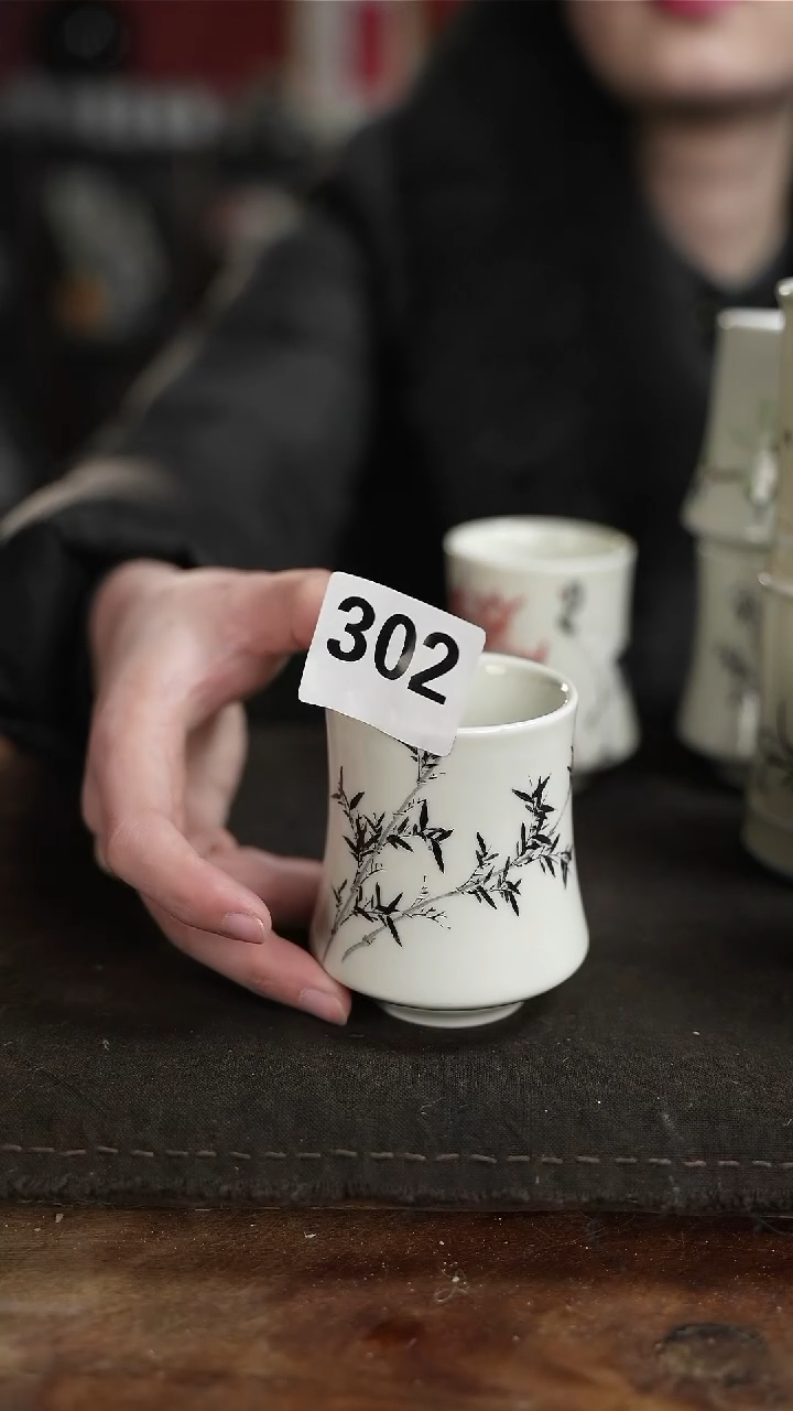 【闪购商品】杯302等烟雨陶瓷手作主人杯