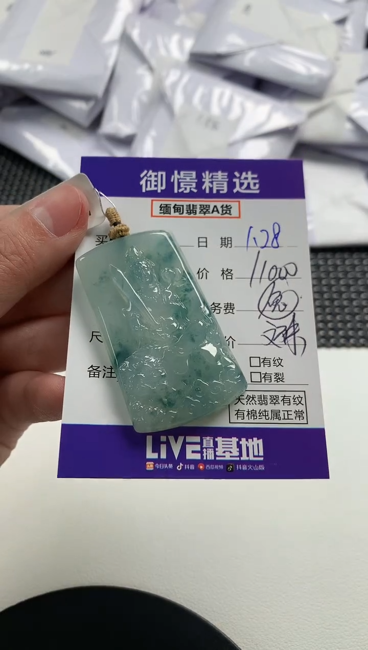 【闪购商品】翡翠颈饰未镶嵌98        