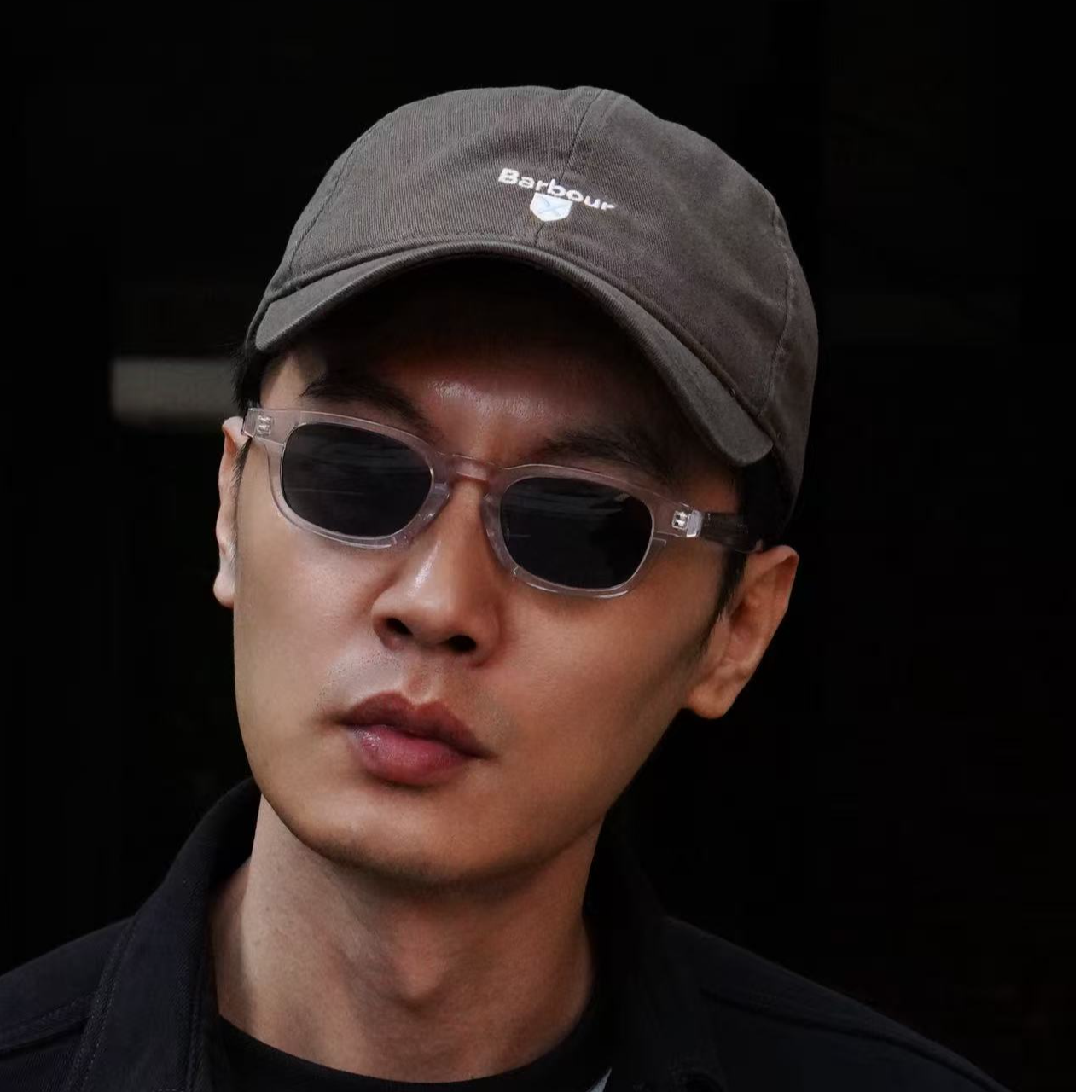 Crustal小方框高级时尚复古防晒潮流痞帅个性男女眼镜墨镜Pulley