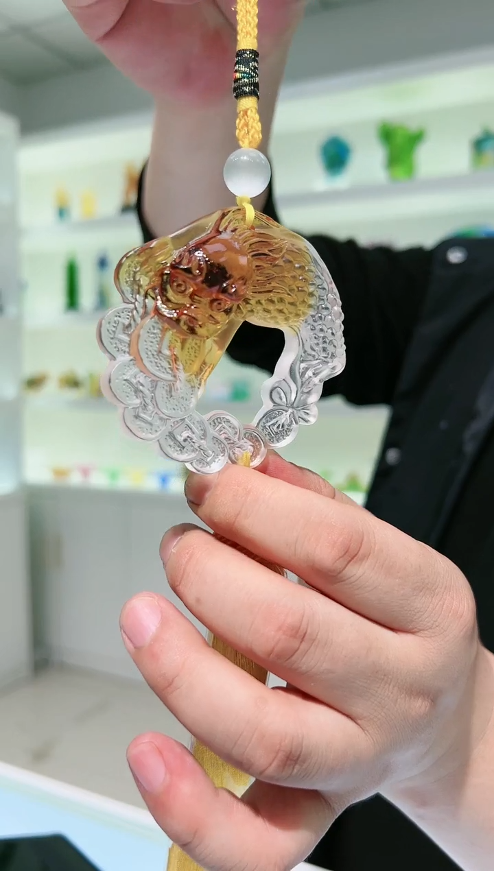 【闪购商品】茶宠古法琉璃车挂