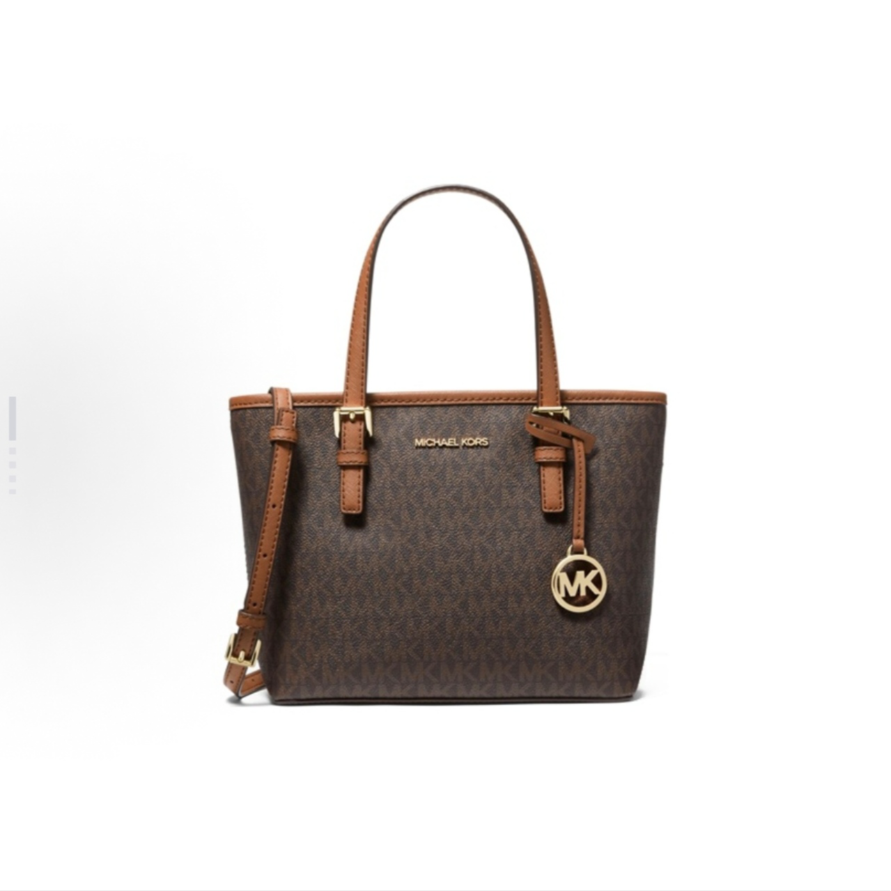 卡其色手提单肩包/菜篮子/MK/晓晓