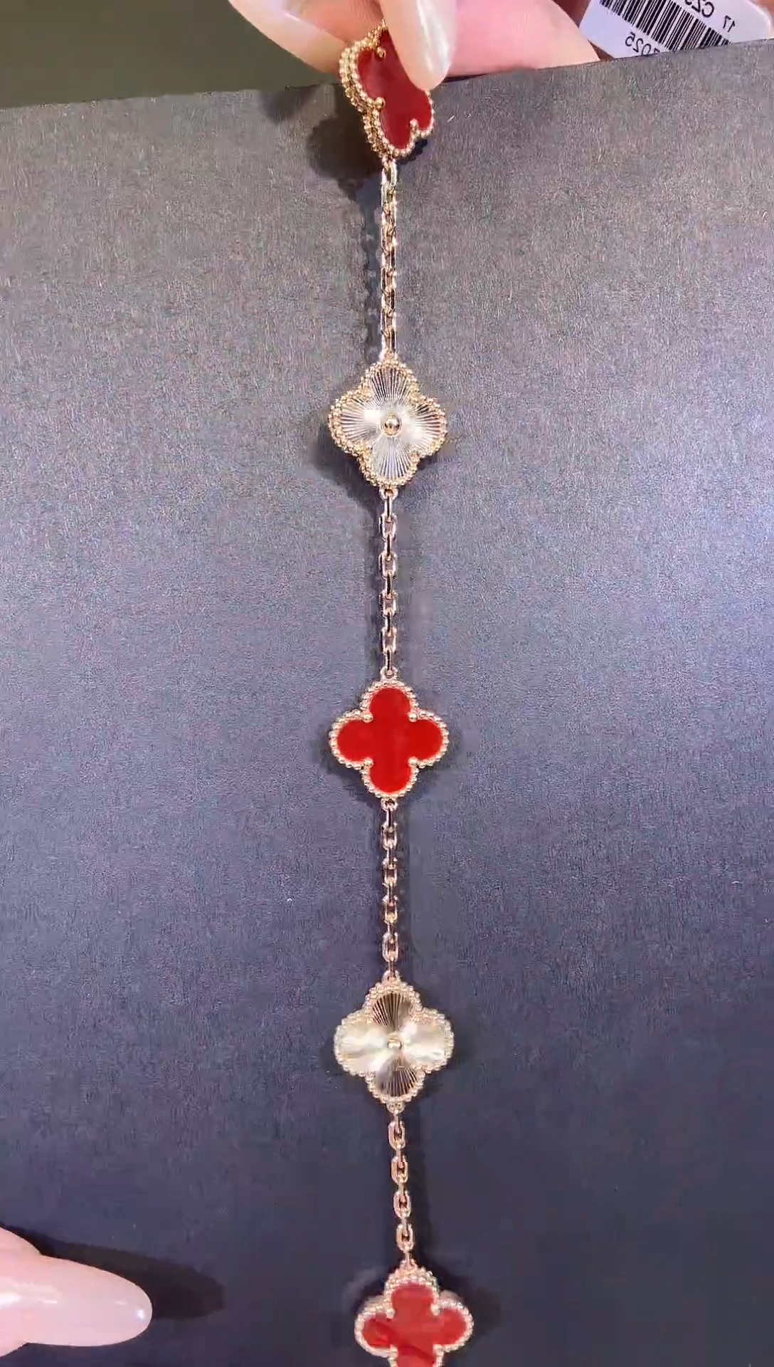 合金手链玛瑙/玉髓红镭射手链