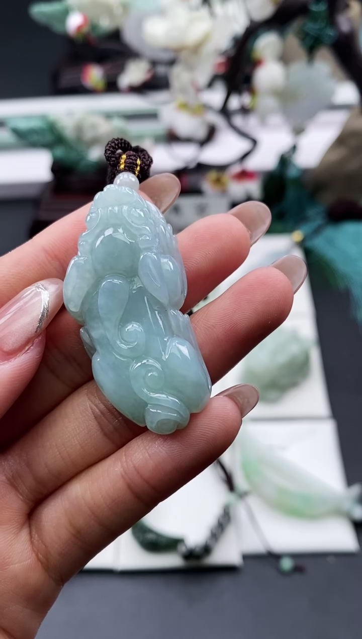 【闪购商品】翡翠颈饰未镶嵌天然缅甸翡翠A货