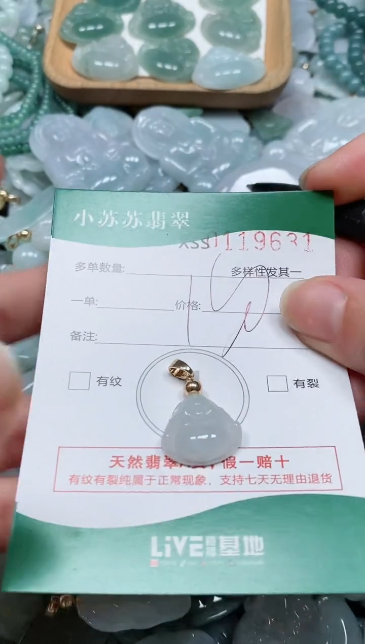 【闪购商品】翡翠颈饰未镶嵌闪购商品0119631