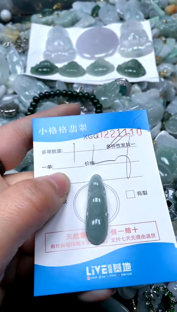 【闪购商品】翡翠颈饰未镶嵌闪购商品02211110