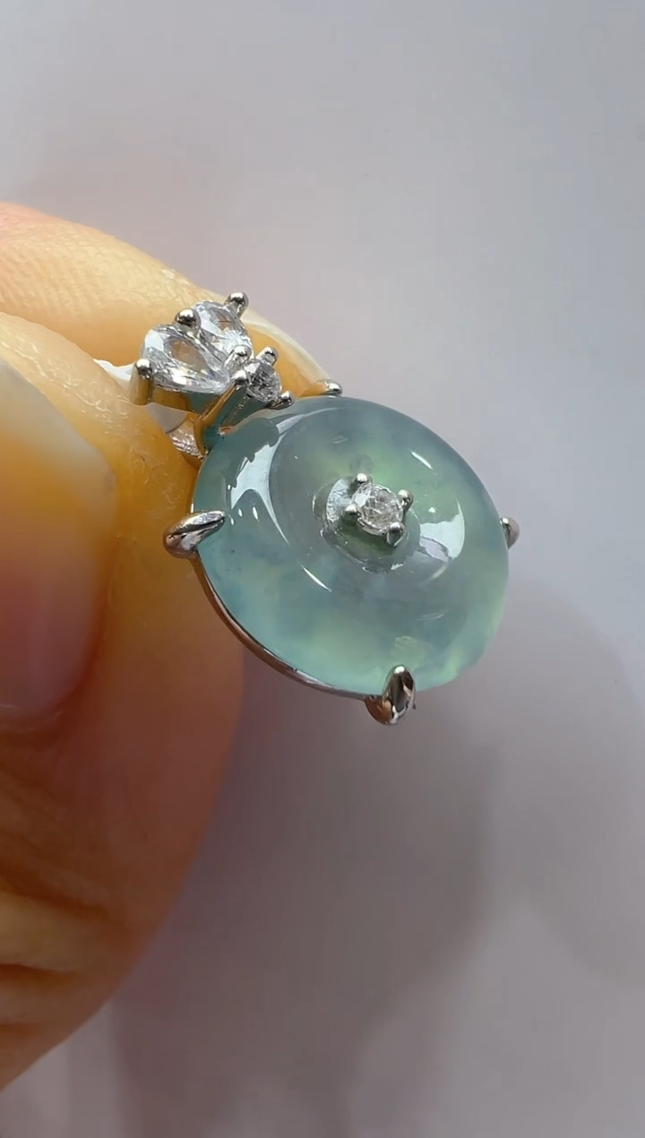 【闪购商品】翡翠吊坠(不含链)银S925镶嵌多样性团购发一件