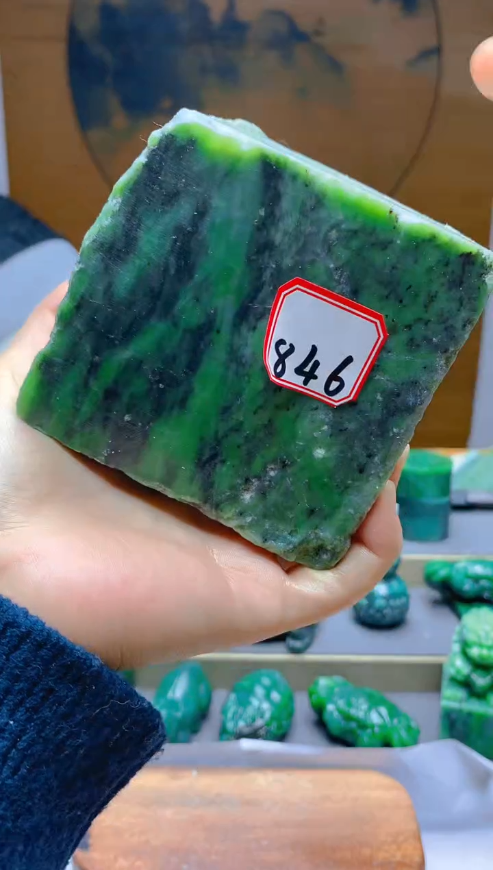 【闪购商品】和田玉（碧玉）珠宝半成品未镶嵌846