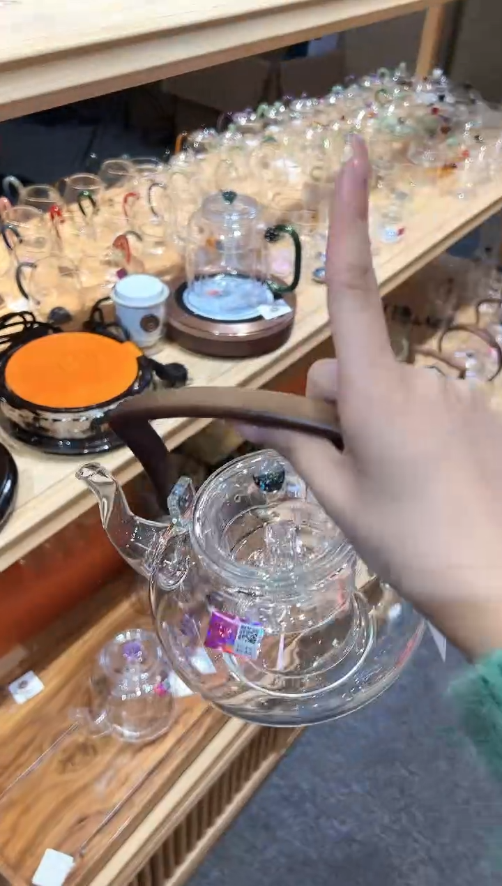 天**明禾器禾钺壶透明色双内胆