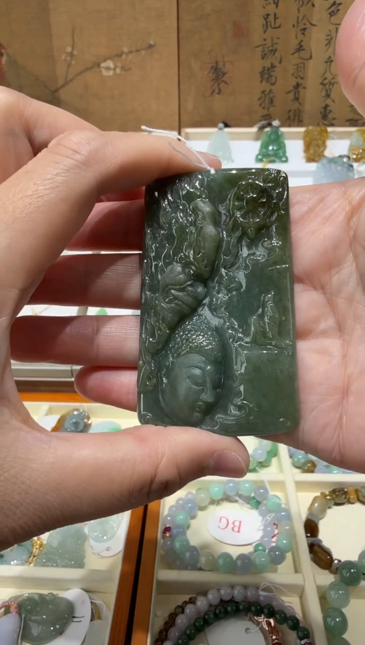 未镶嵌挂件翡翠A货翡翠多样性孤品