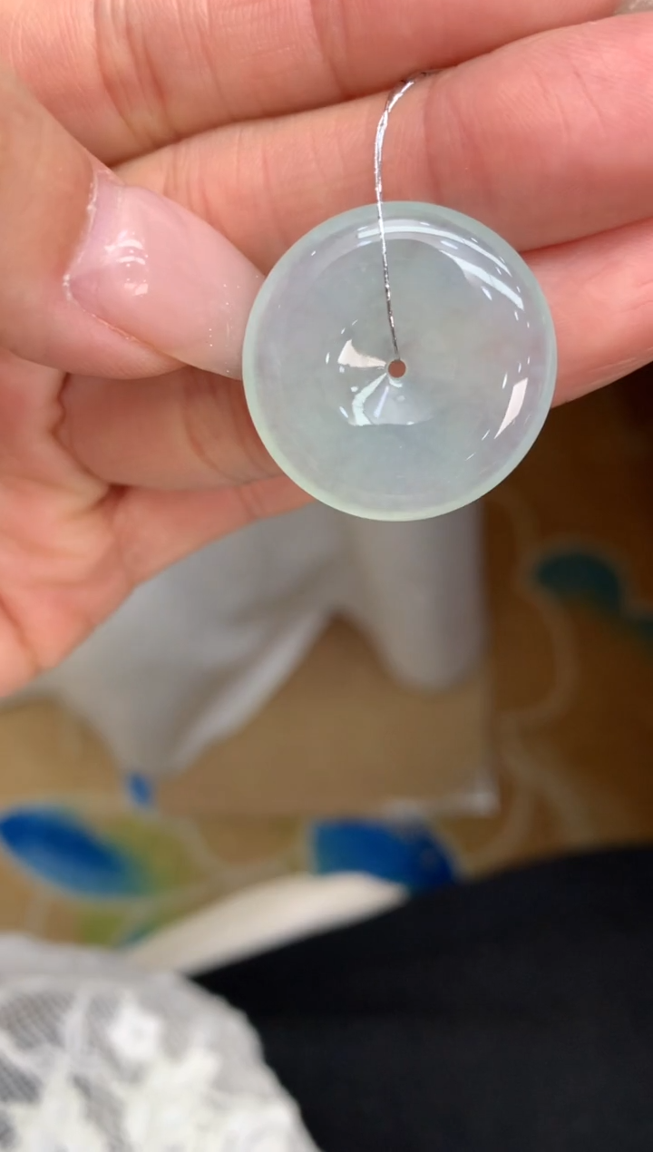 【闪购商品】翡翠颈饰未镶嵌平安扣