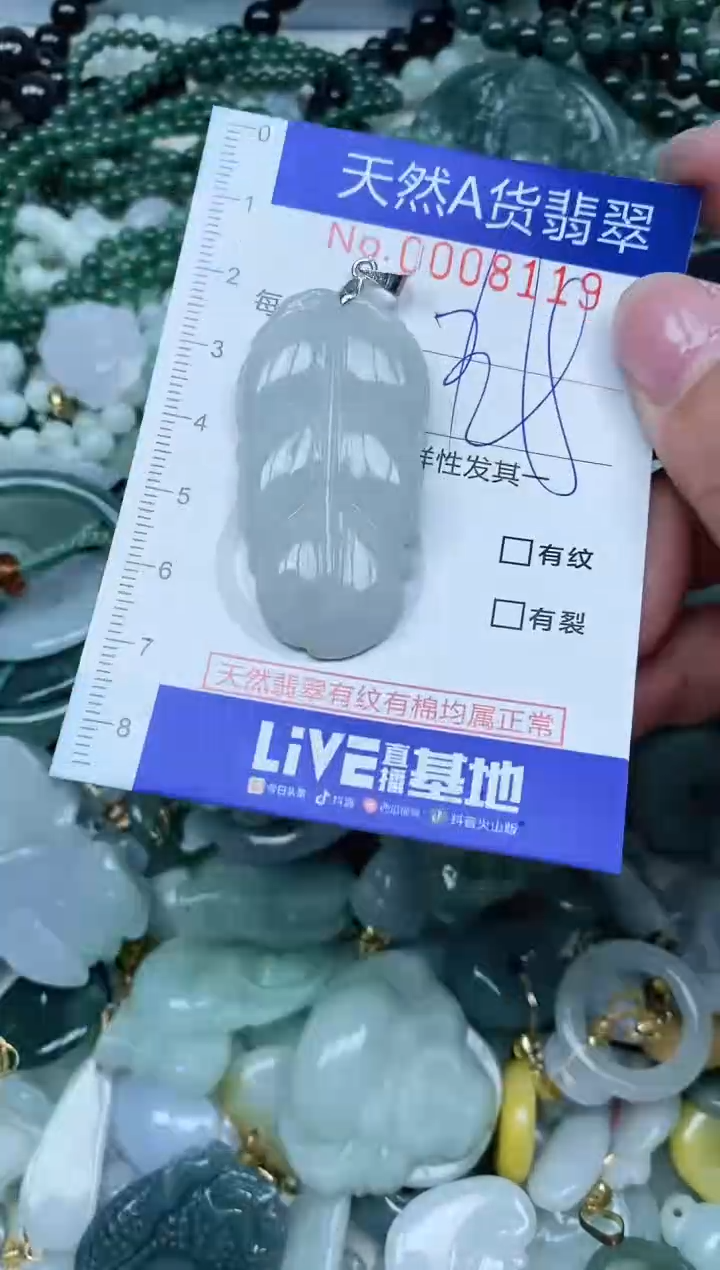 【闪购商品】翡翠吊坠(不含链)未镶嵌翡翠