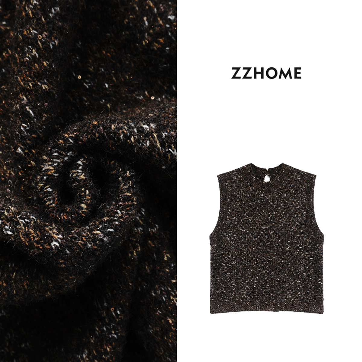 ZOZO HOME ｜织物之美鸢尾钩针肌理背心q172471p