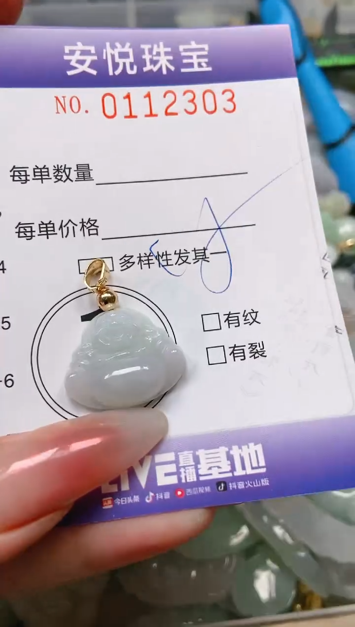 【闪购商品】翡翠颈饰未镶嵌闪购0112303