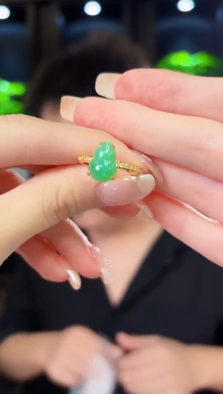 翡翠戒指未镶嵌 缅料A货/支持复检/一件