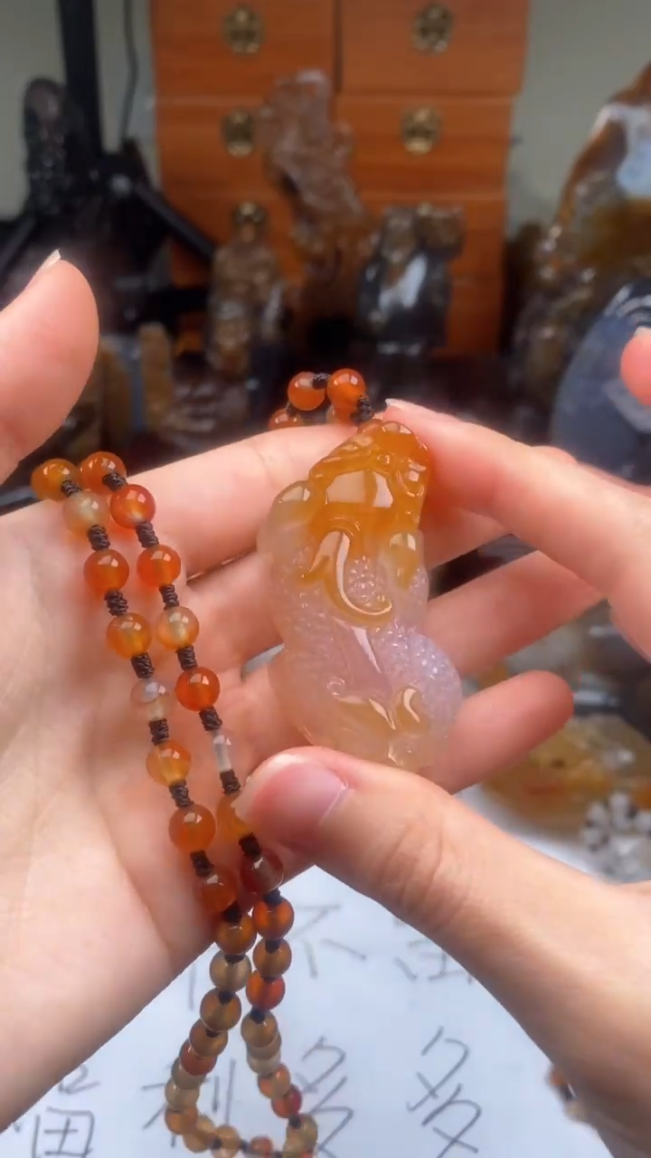 【闪购商品】玛瑙/玉髓颈饰未镶嵌AA