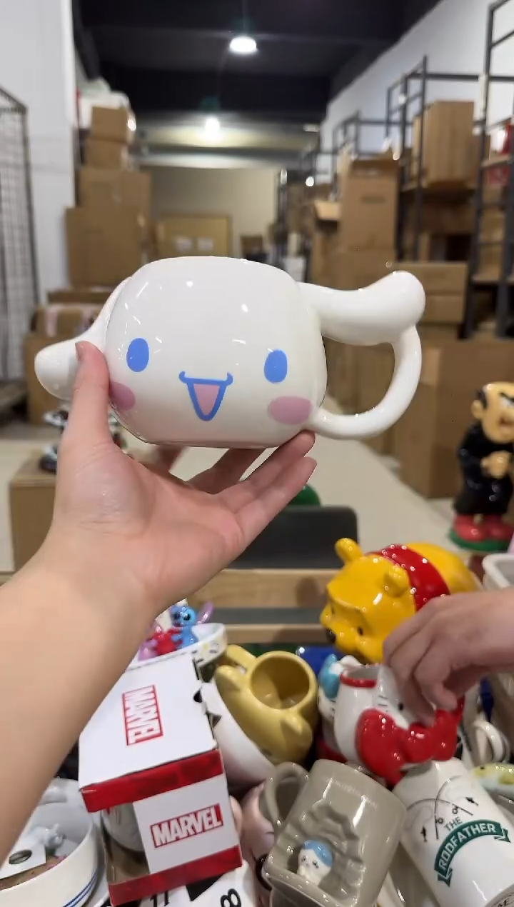 瓷片陶瓷玉桂狗头杯