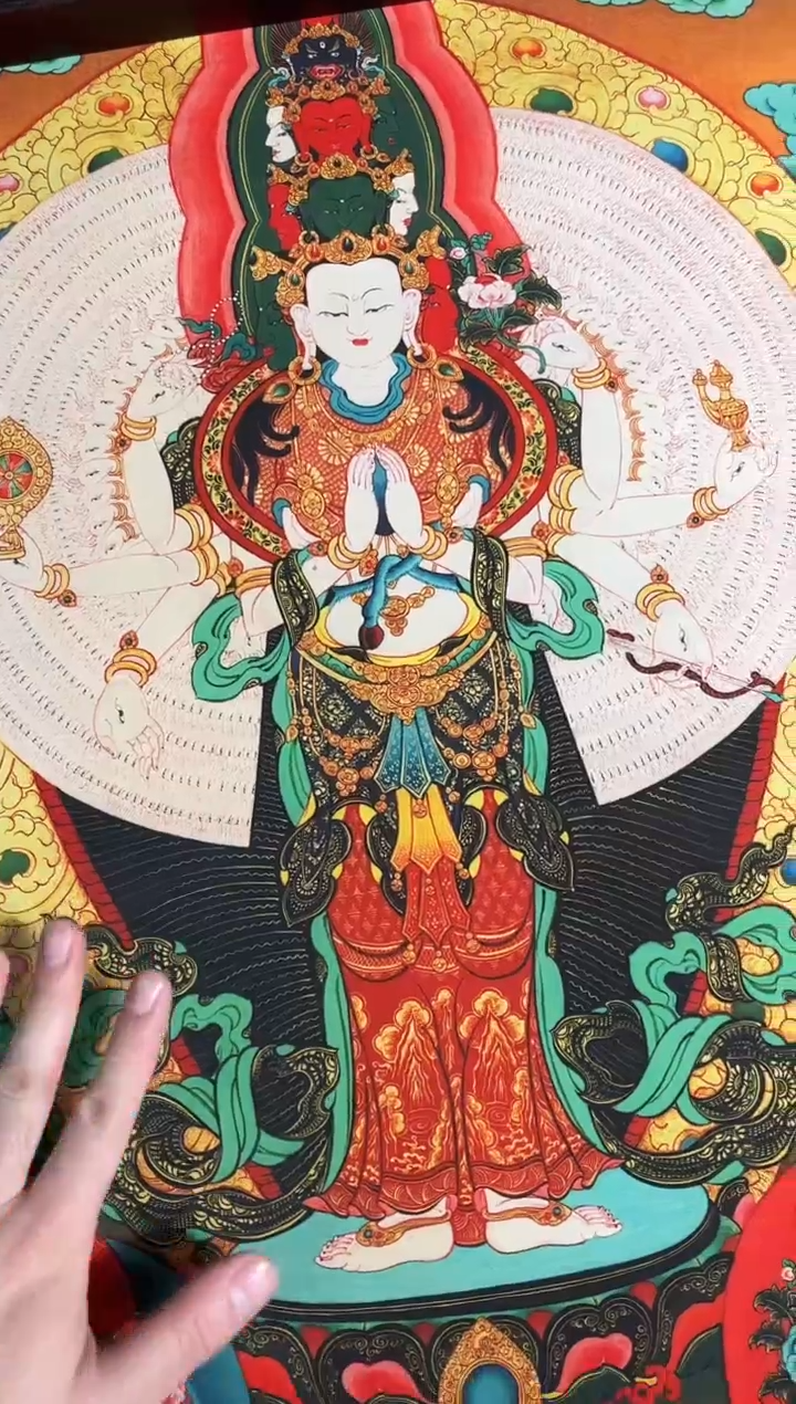 卷轴画天天的唐卡tk160