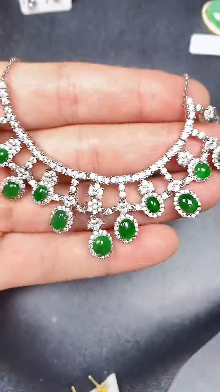 银S925镶嵌戒指翡翠2210