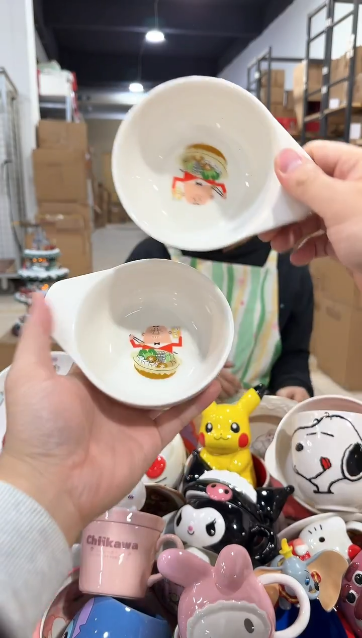 瓷片高温小碗2件套