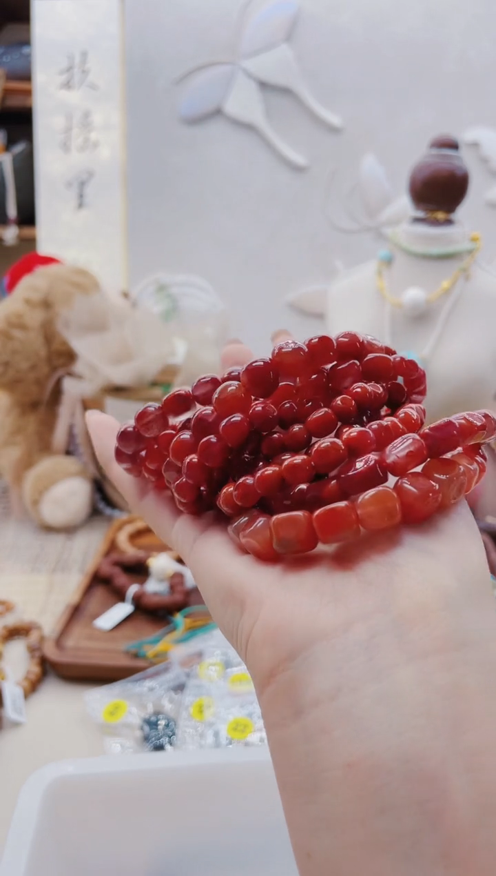 手链未镶嵌南红玛瑙M201南红随型单圈