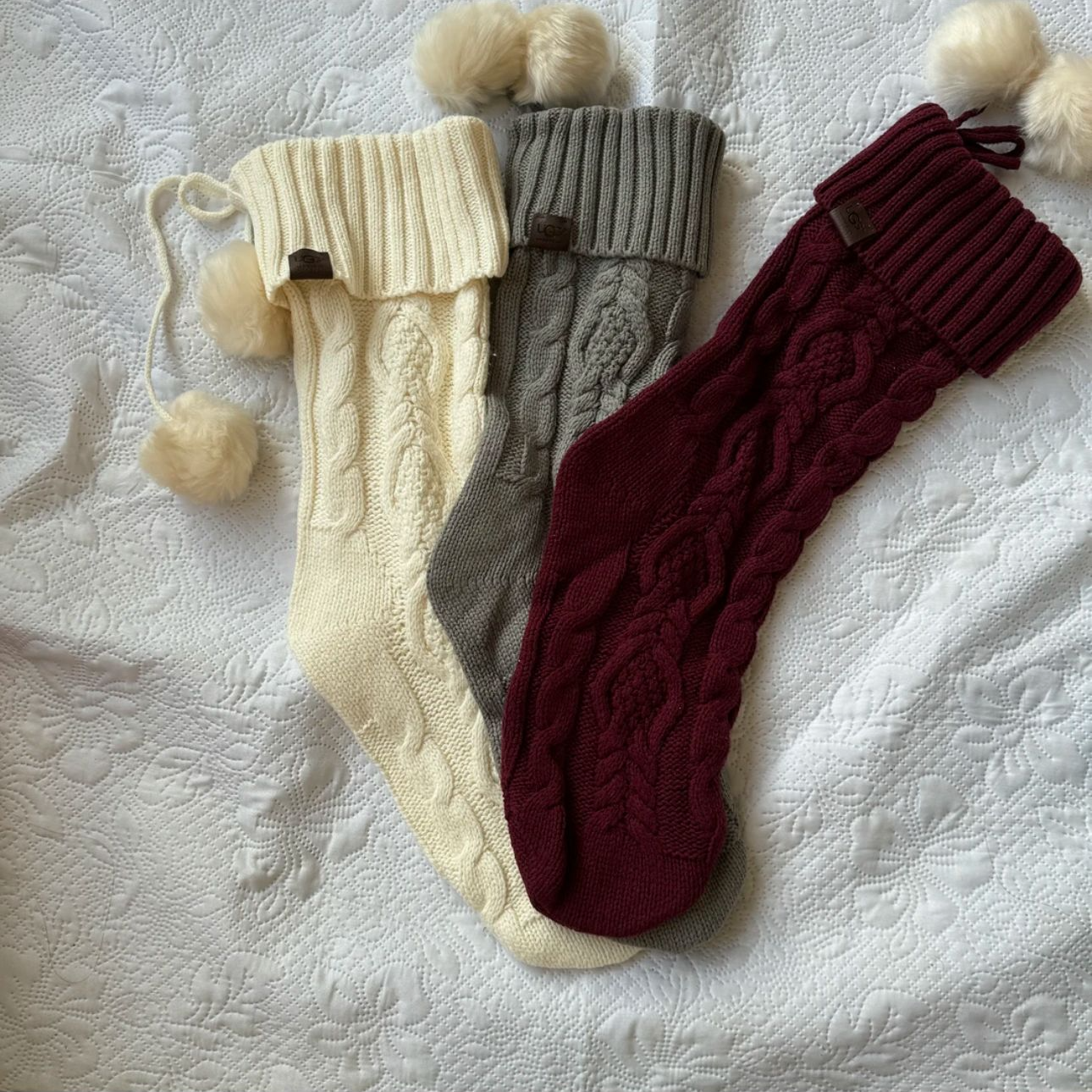 《云云家》不挑色特厚成人中筒暖脚地板袜圣诞袜发4只