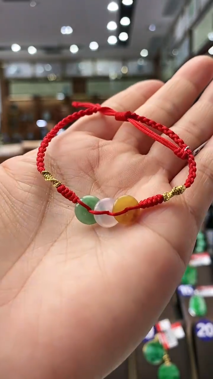 【闪购商品】翡翠手绳未镶嵌平安扣手绳