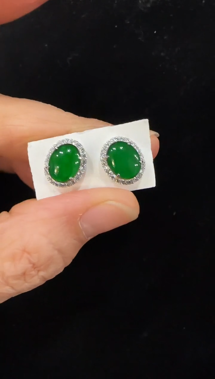 颈饰银S925镶嵌翡翠国风