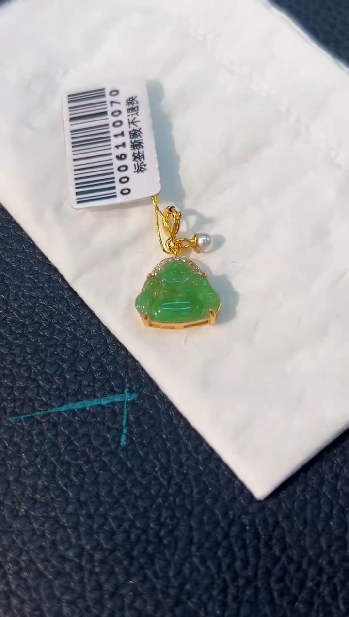 颈饰未镶嵌翡翠 缅料A货/支持复检/一件
