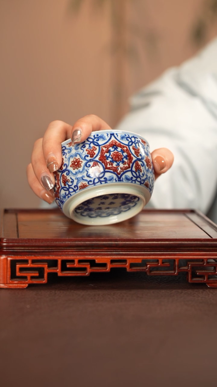 【闪购商品】杯子永明尚玩景德镇手工手绘陶瓷