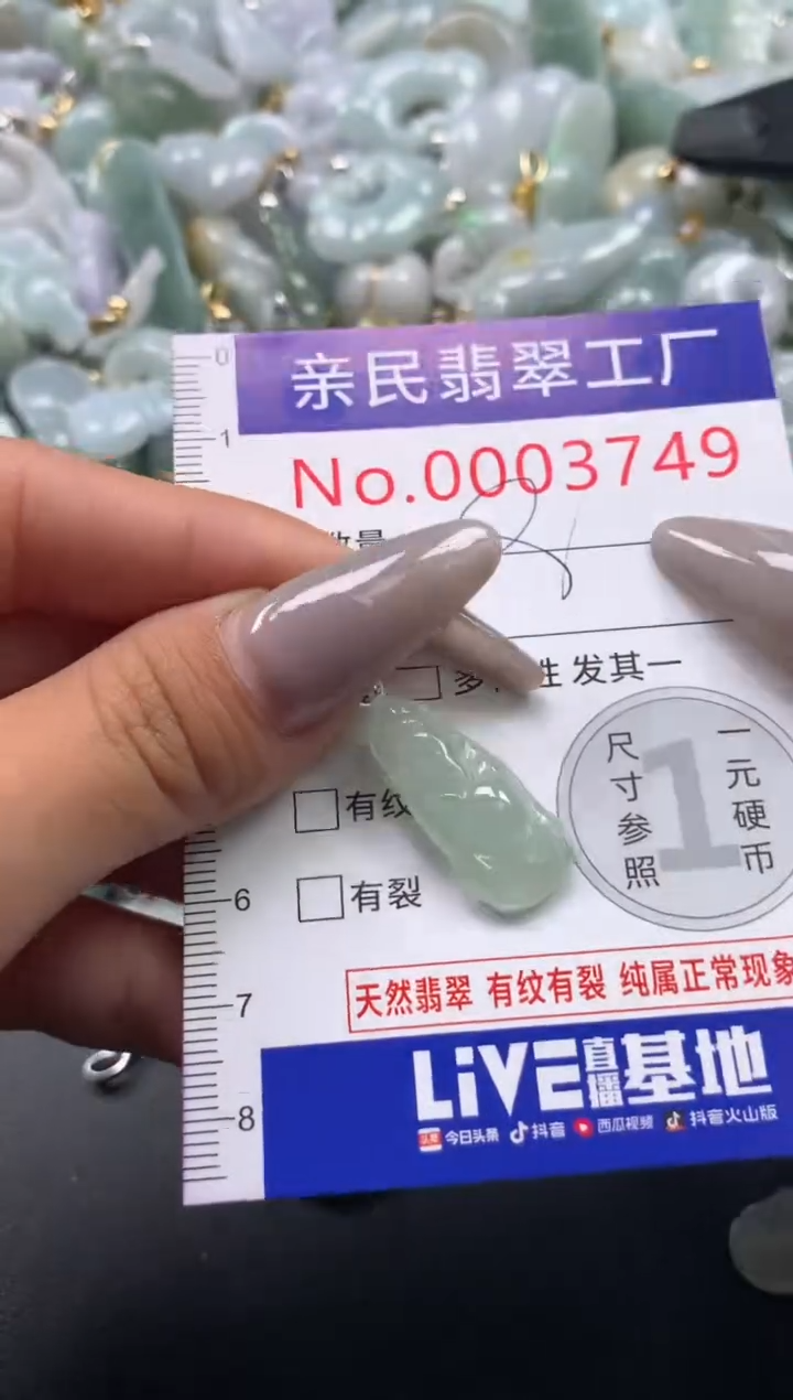 颈饰未镶嵌翡翠3749