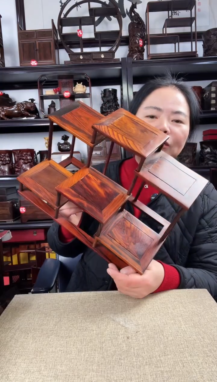 木老李红木工艺品804瑕疵