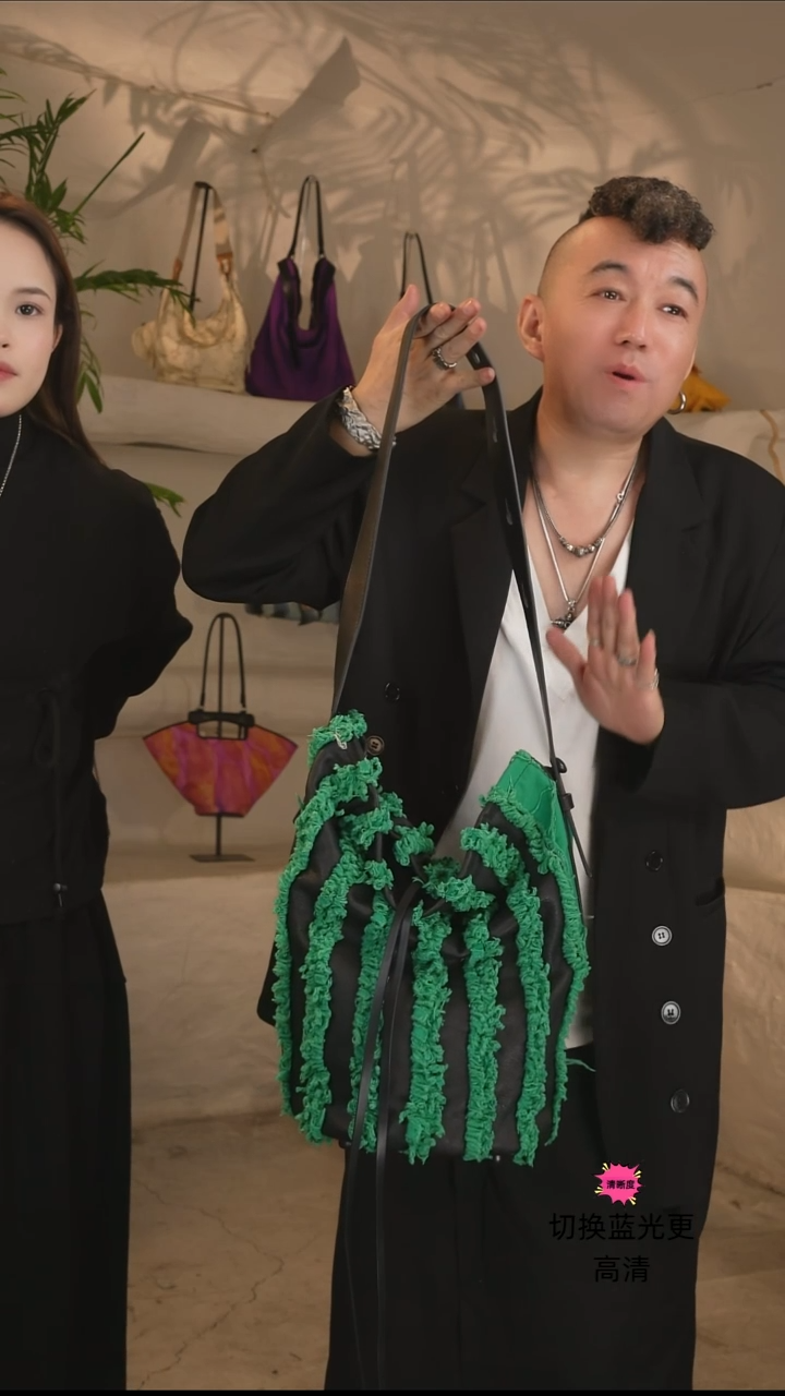 牛皮（革）无序之序原创设计限量款包包