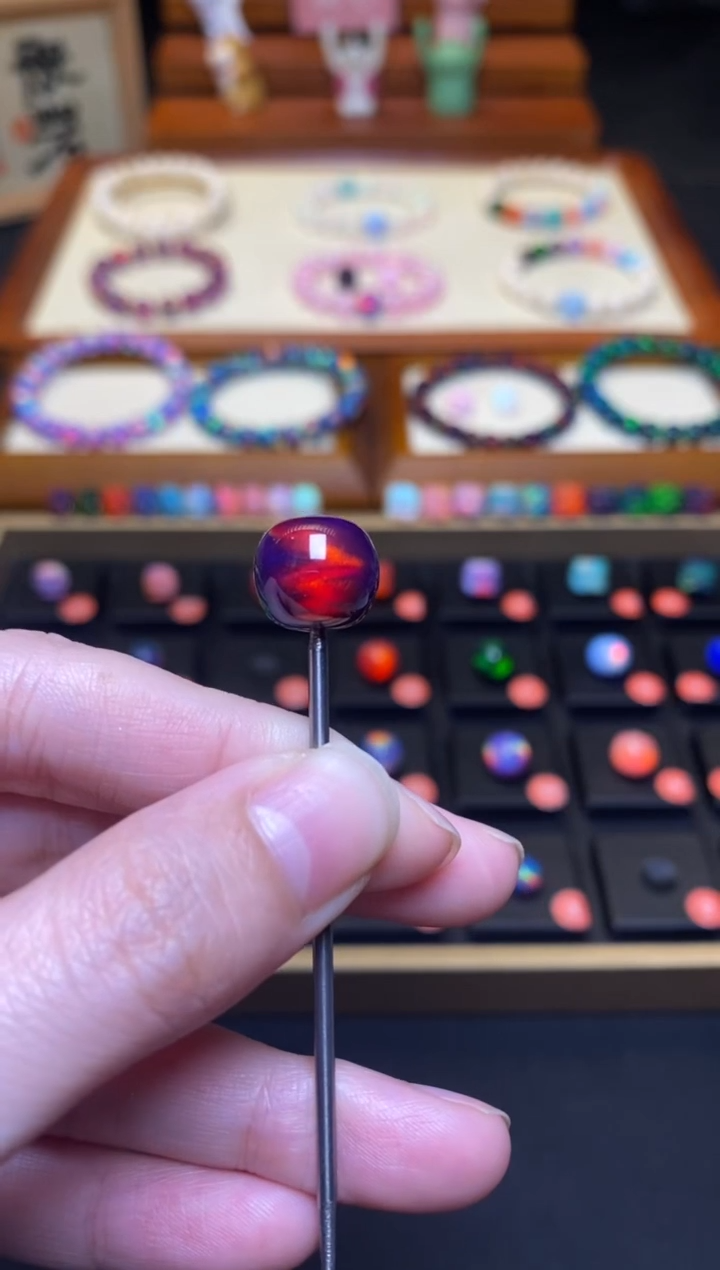 树脂制品11*12mm人工欧泊老型5