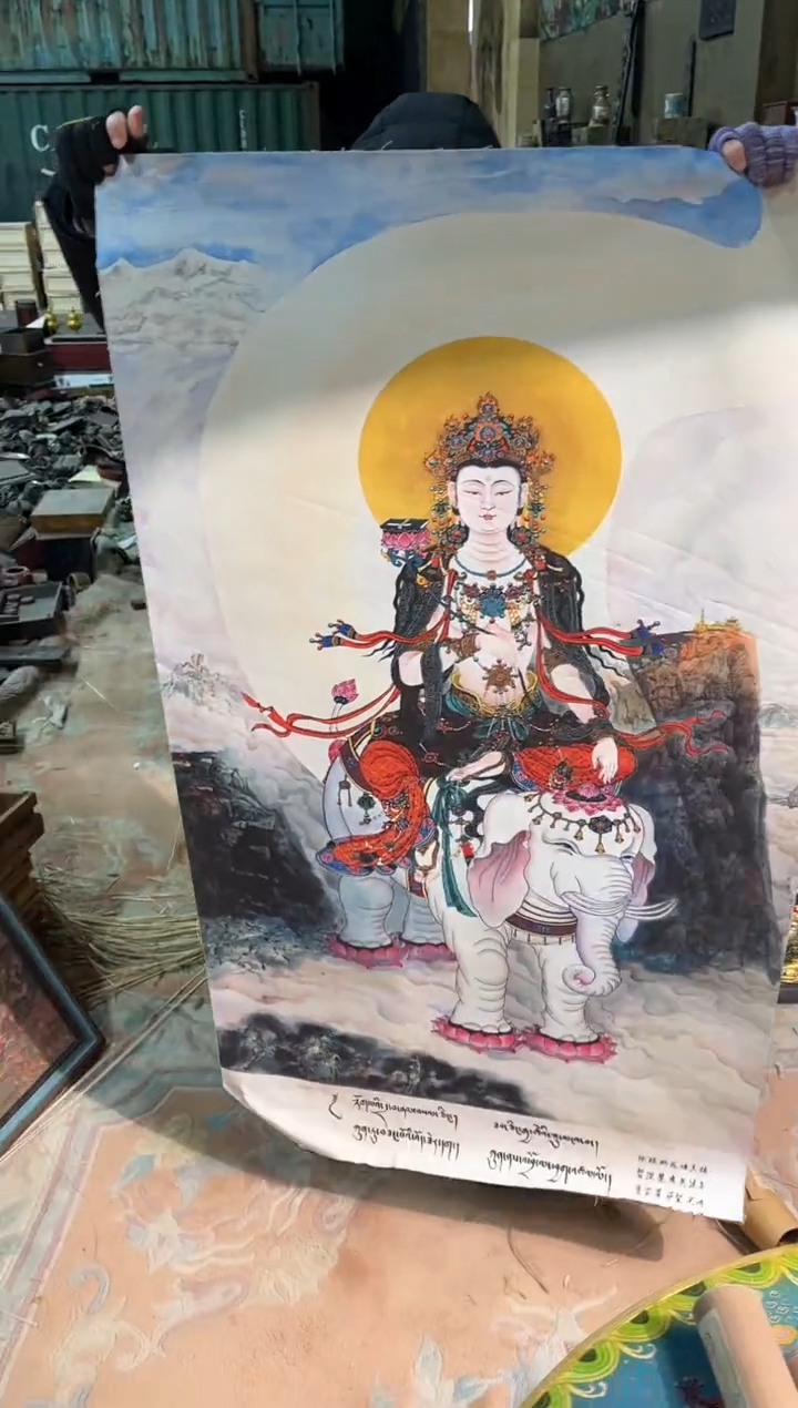 卷轴画天天的唐卡tk160