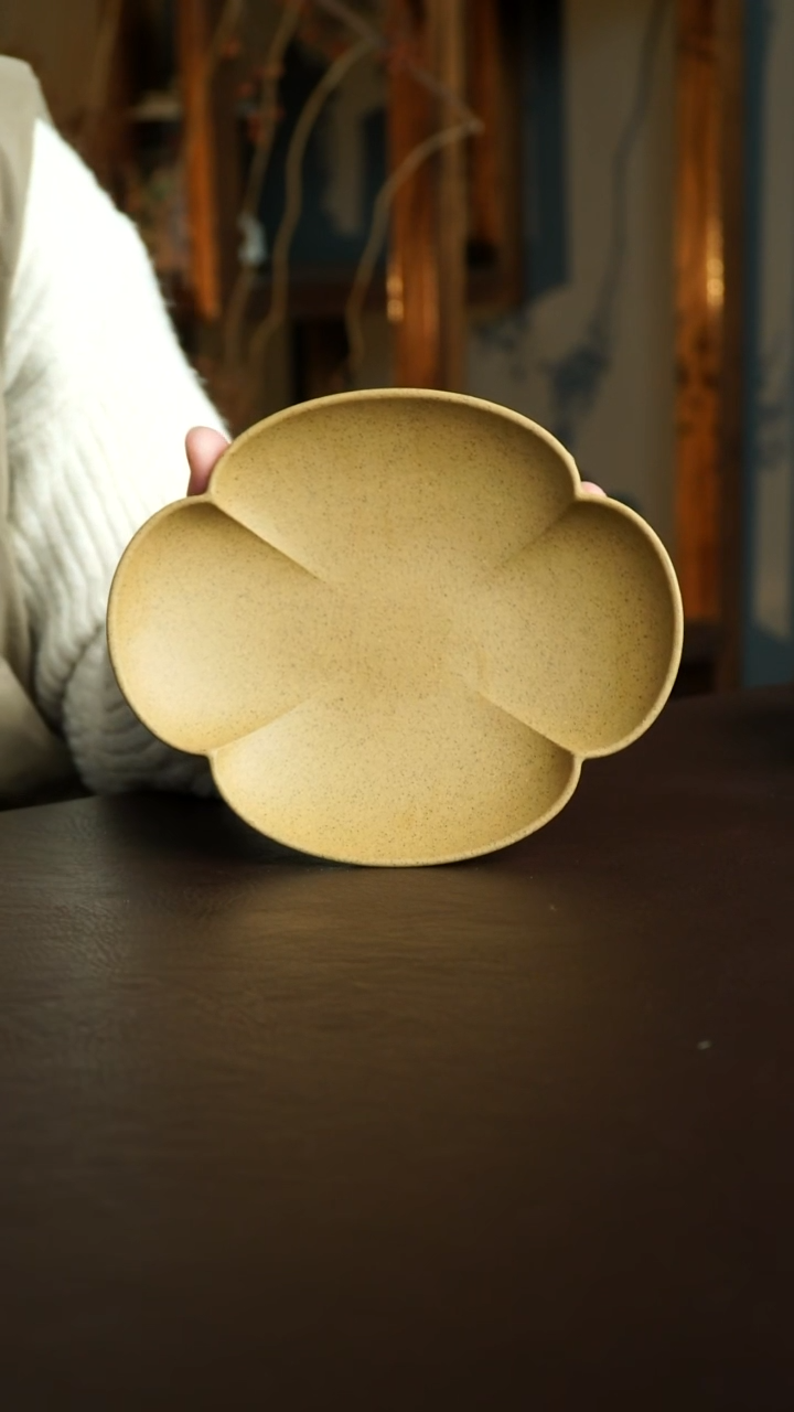 茶杯紫砂19号 四叶草壶承储水 宜兴紫砂原矿作品