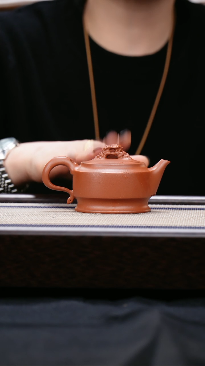 【闪购商品】紫砂茶壶小煤窑朱泥  磐石壶