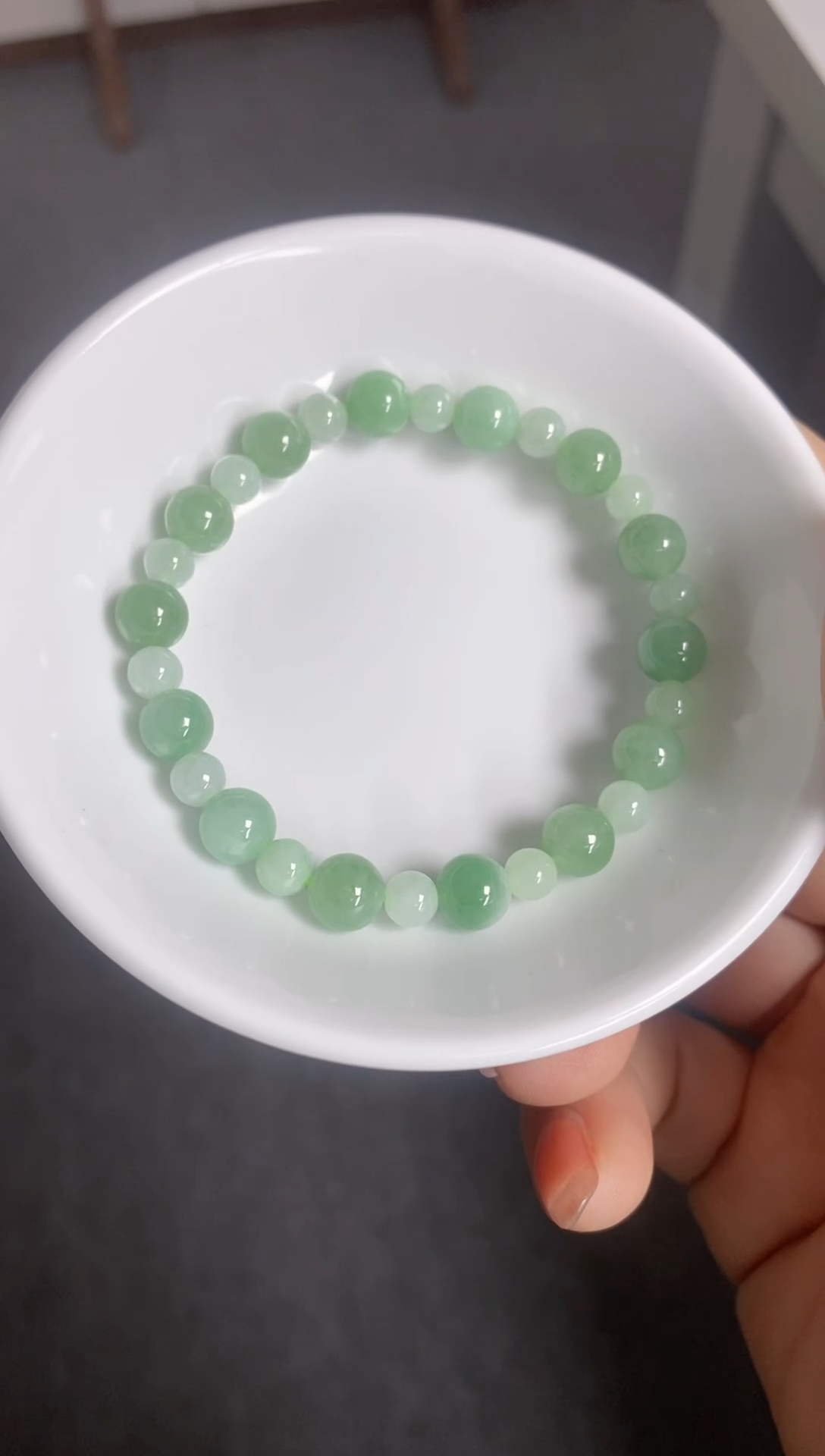 【闪购商品】翡翠手链未镶嵌天然缅甸翡翠A货手串