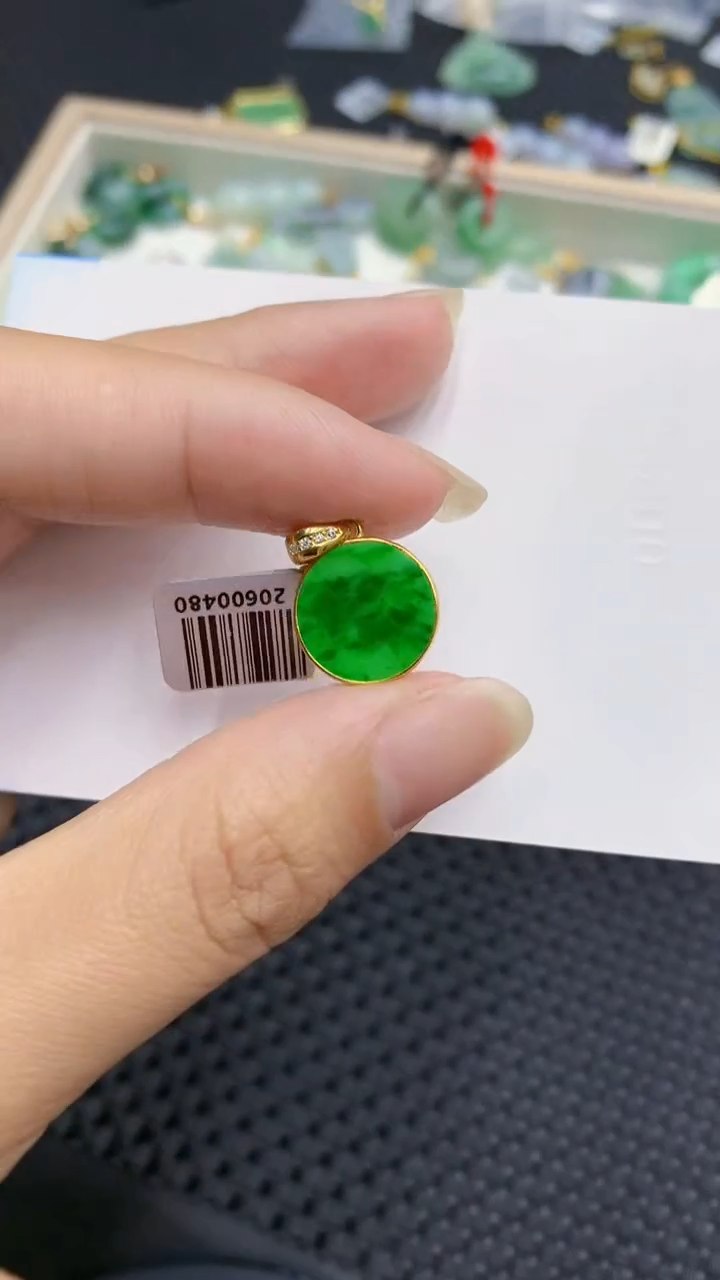 【闪购商品】翡翠颈饰银S925镶嵌            8