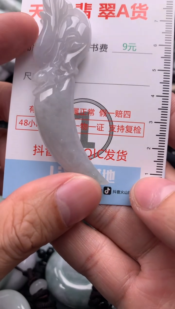 翡翠未镶嵌吊坠(不含链)1