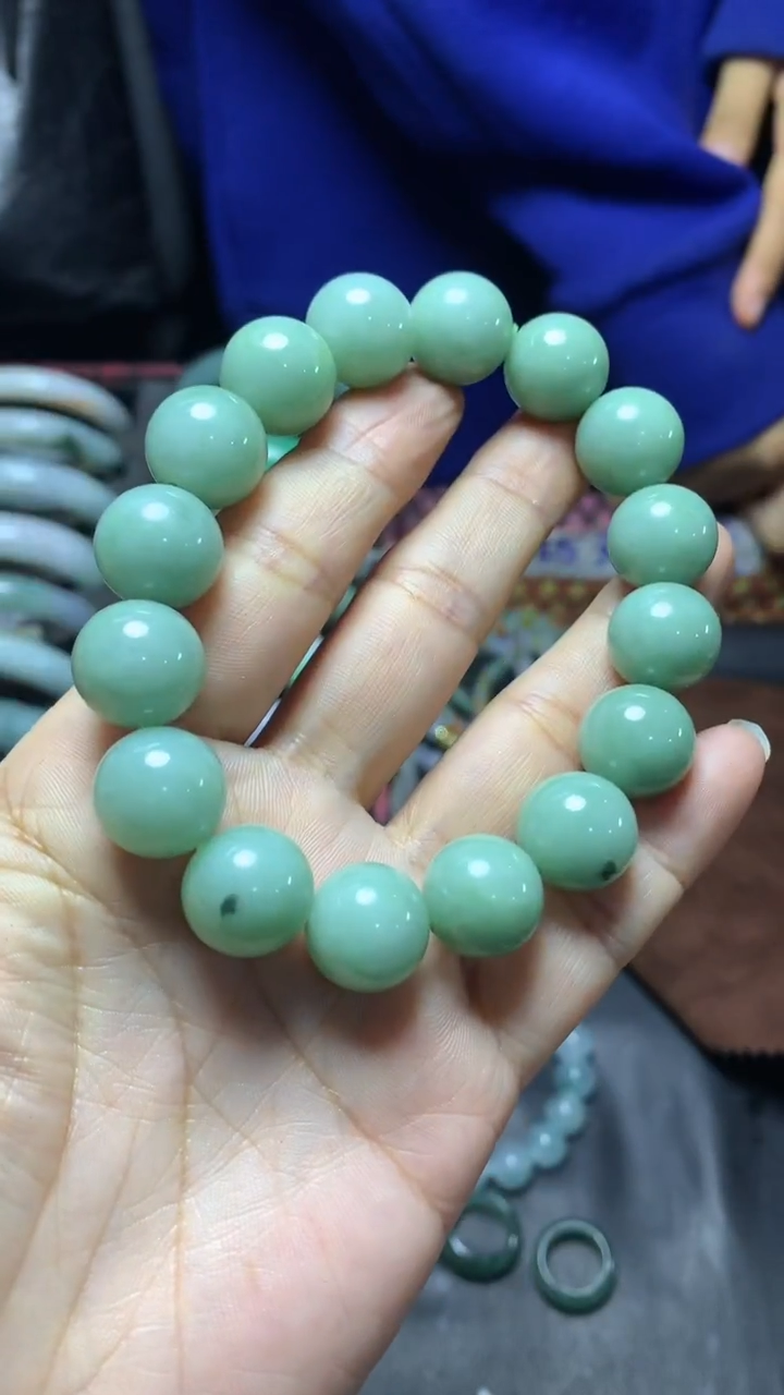 未镶嵌定制翡翠翡翠手串13#