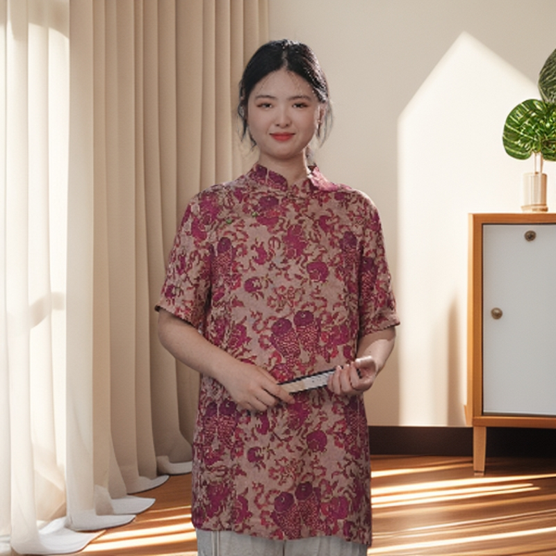 0173夏季印花时尚女装短袖