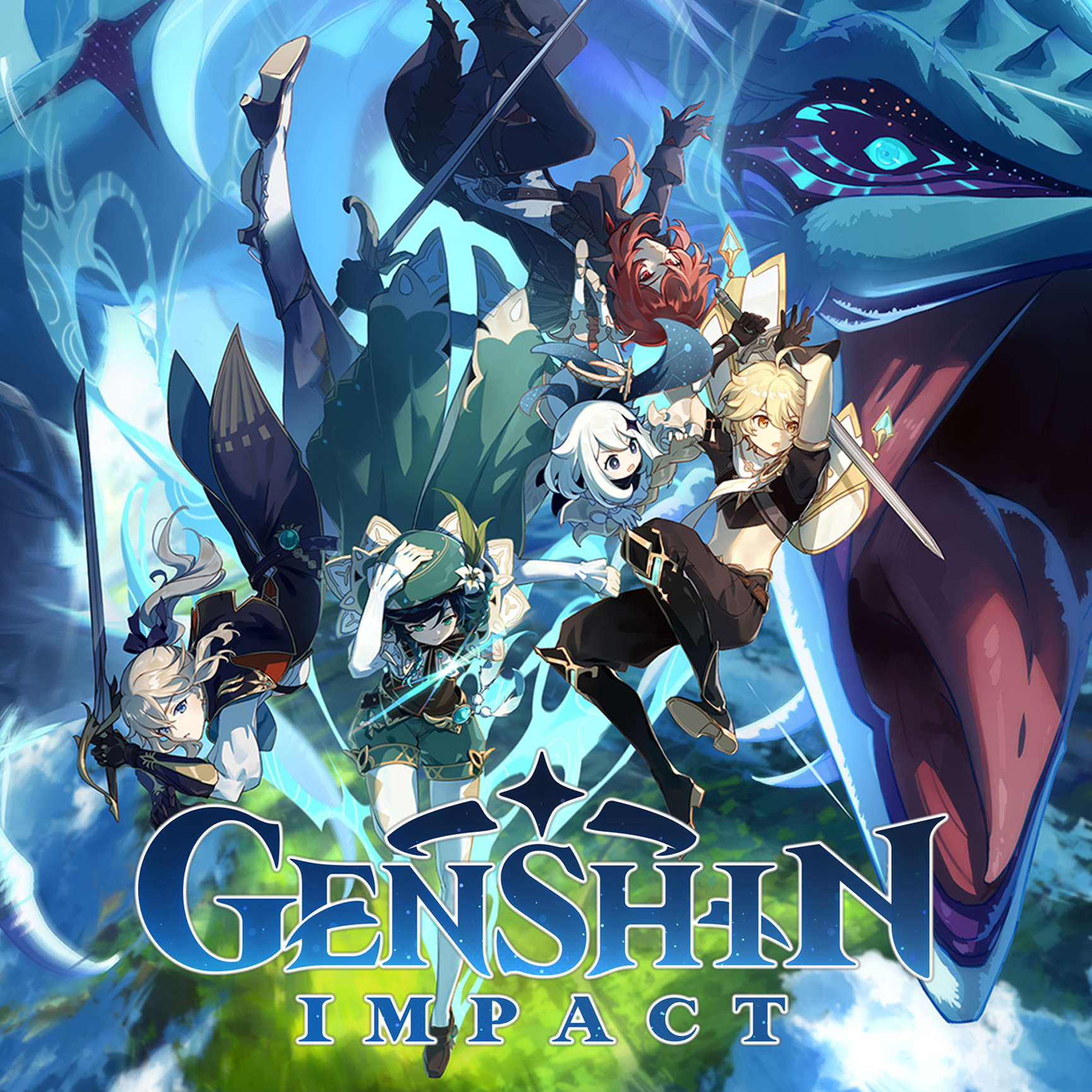 《原神》大头签大砖周边二创精美亚克力系列摆件水晶砖15*10*1.5cm